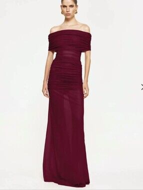 paige ruched side cut out maxi dress Paige Ruched Side Cut Out Maxi Dress - Black